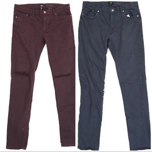 H & M Men’s Colored Jeans 👖 Bundle